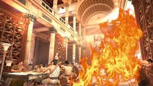 Quema de la Biblioteca de Alejandria