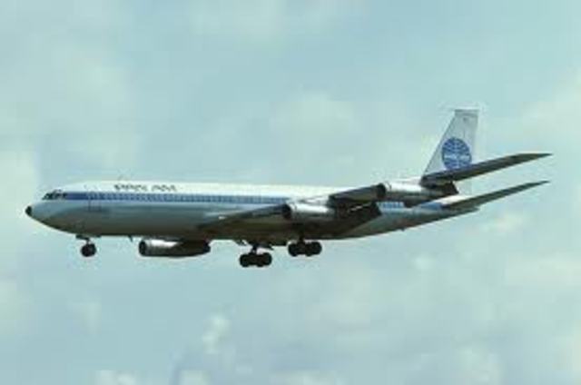 πρώτη υπερατλαντική πτήση  Boeing 707 Pan Am