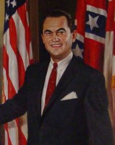 Wallace becomes Governor of Alabama