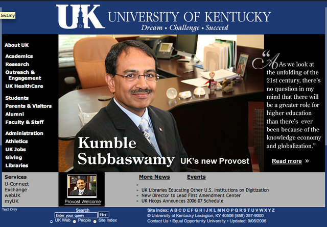 Kumble's introduction