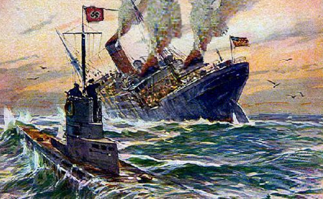 Germans announce their policy of unrestricted submarine warfare