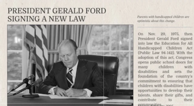 The Education for All Handicapped Children Act