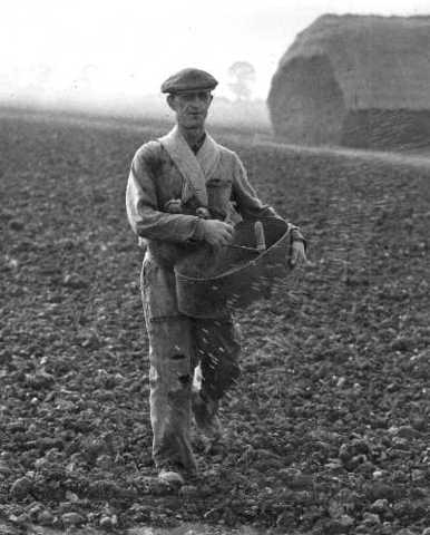 The mechanical seed sower is invented.