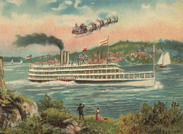 The first successful steamboat.