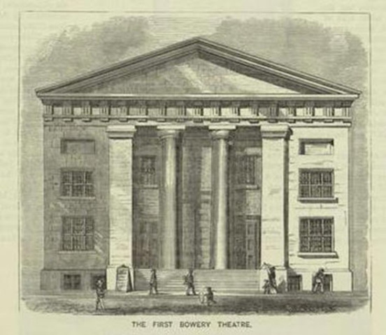 First Bowery Theatre opens