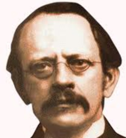 J.J. Thomson descubre la existencia de electrones.
