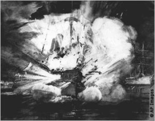 U.S.S Maine explodes