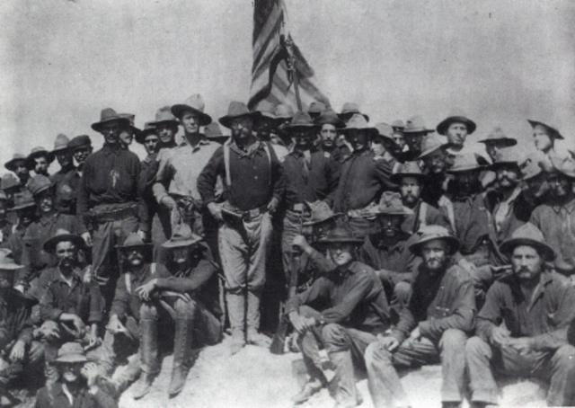 Rough Riders attack Santiago