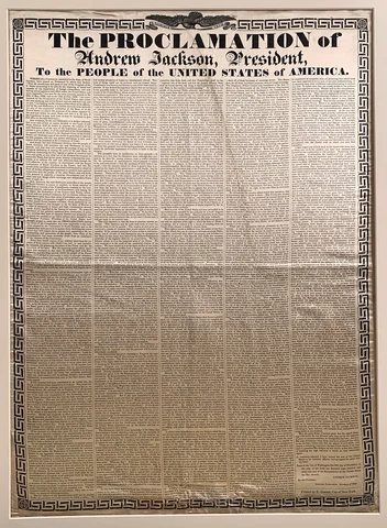 Andrew Jackson's Proclamation against Nullifiers