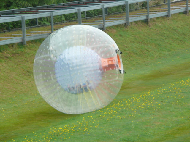 My first time on the Zorb