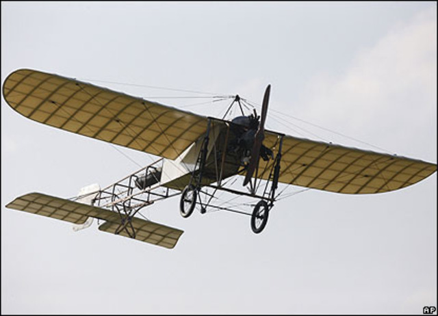 Wright brother's first flight.