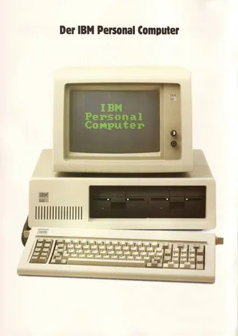 IBM เปิดตัว IBM PC รุ่นแรก ซึ่งกลายเป็นมาตรฐานของคอมพิวเตอร์ส่วนบุคคลในยุคต่อมา