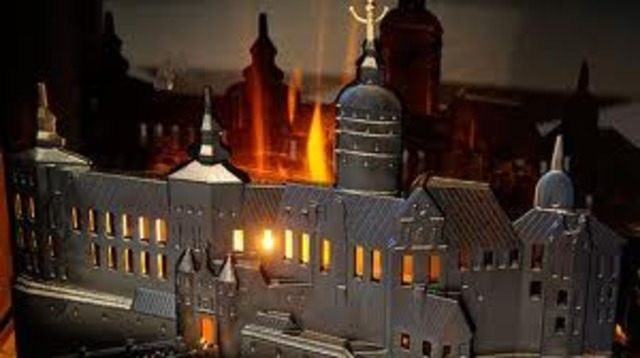 slottet tre kronor brann