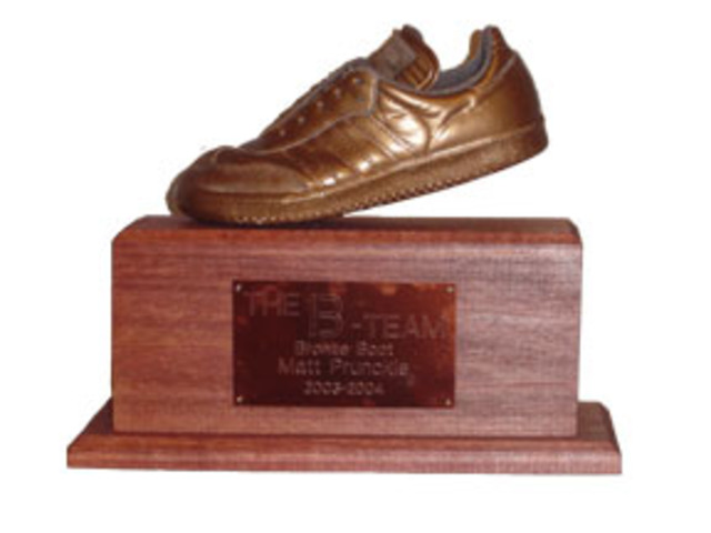 DP recieves Bronze Boot