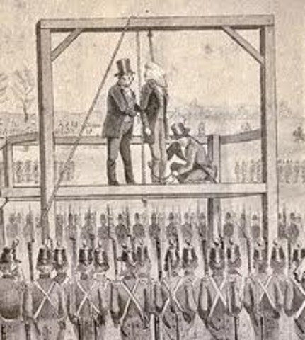 Hanging of Brown