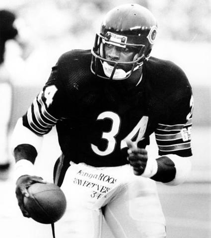 Walter Payton sets the single game rushing record.