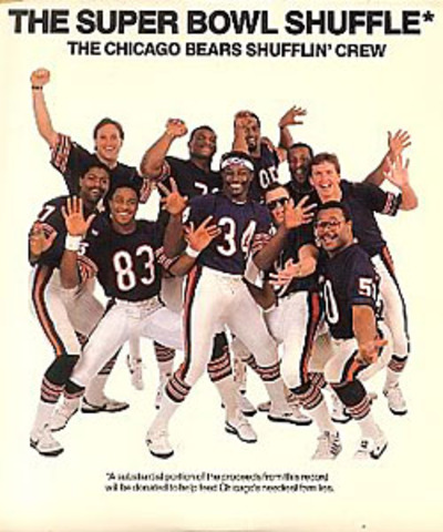 Walter Payton and some other Bears made the music video "Super Bowl Shuffle."
