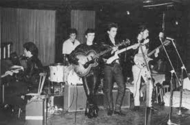 The Beatles first gig in Hamburg Germany