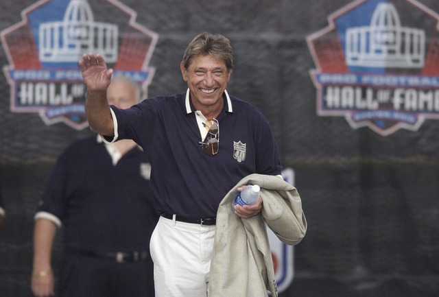 Namath is Inducted Into the Pro Football Hall of Fame