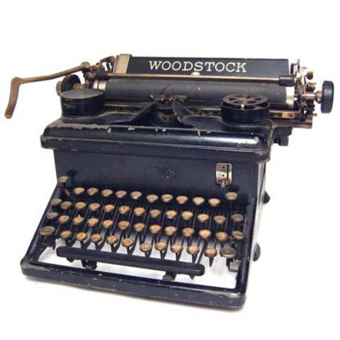 máquina de escribir