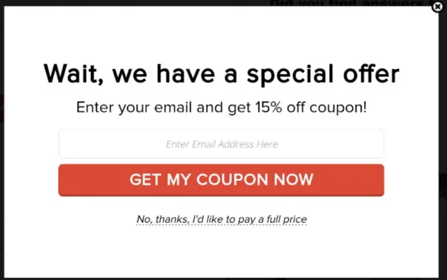 1997 - The first pop-up