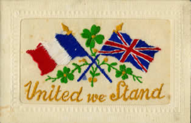 Britain formed entente alliance with France.