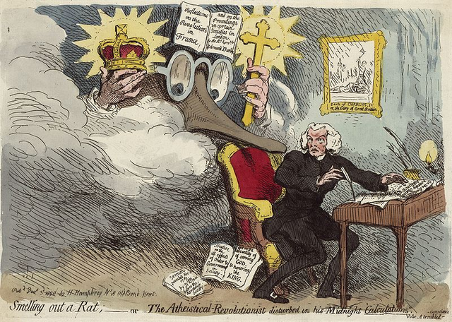 Smelling Out A Rat (Gillray)