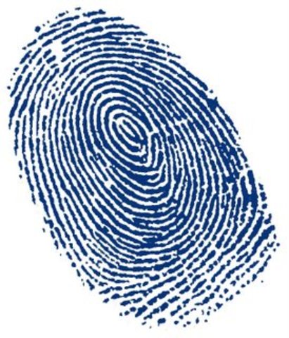 Fingerprints form.