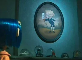 Coraline explores her house