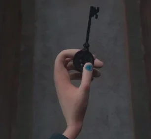 Coraline finds the door