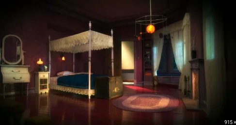 Coraline goes to sleep in her other room