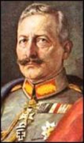 Kaiser Wilhelm stepped down from power, Germany declared itself a republic.