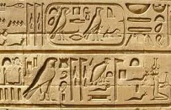Hieroglyphics used