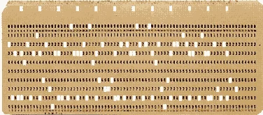 Tarjetas perforadas de Herman Hollerith