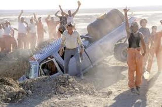 Stanley knocked over the water truck