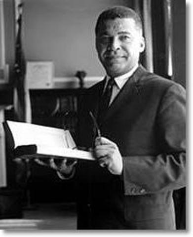 Edward W. Brooke becomes first African American senator