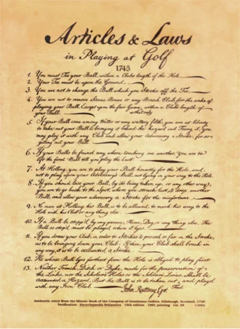 First Clubs, First Rules