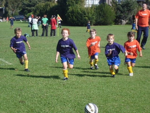 First game of soccer