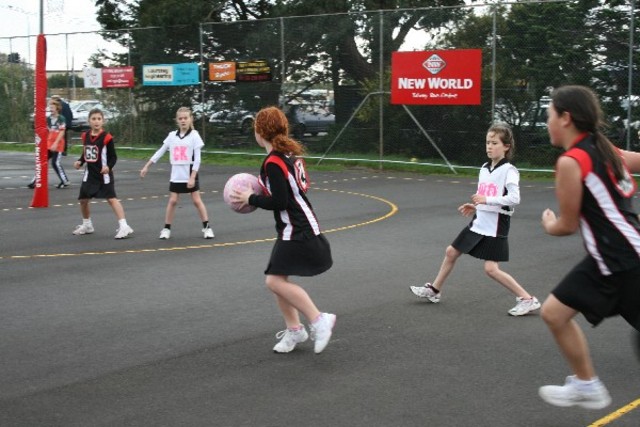 First game of netball