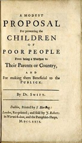 Jonathan Swift - A Modest Proposal