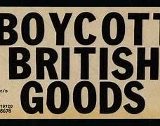 boycott of British goods
