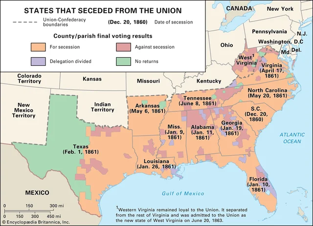 Secession of Other Southern States (1860-1861)