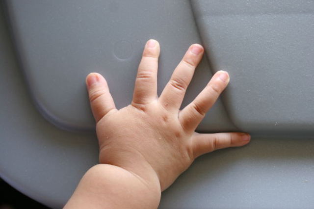 can hold its head up and reach for objects.