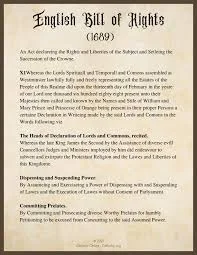 English Bill of Rights