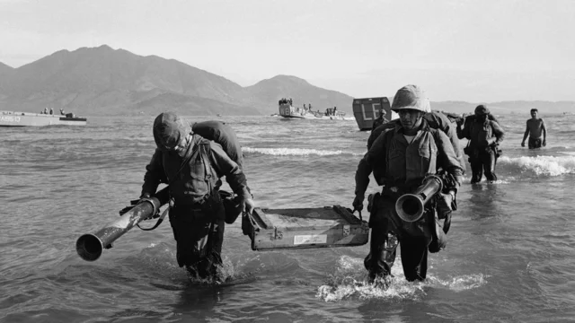 Marines Land in Danang