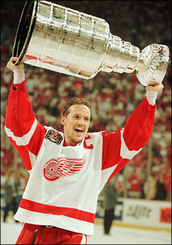 One of the most important achievements of Yzerman's hockey career came in 1996--1997 when he led the Red Wings to their first Stanley Cup championship in more than four decades.