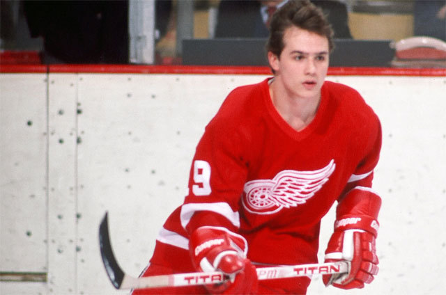 On October 5, 1983, Yzerman made his NHL debut in a game against the Winnipeg Jets, posting a goal and an assist.