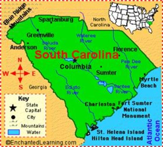 South Carolina Seceding from the Union