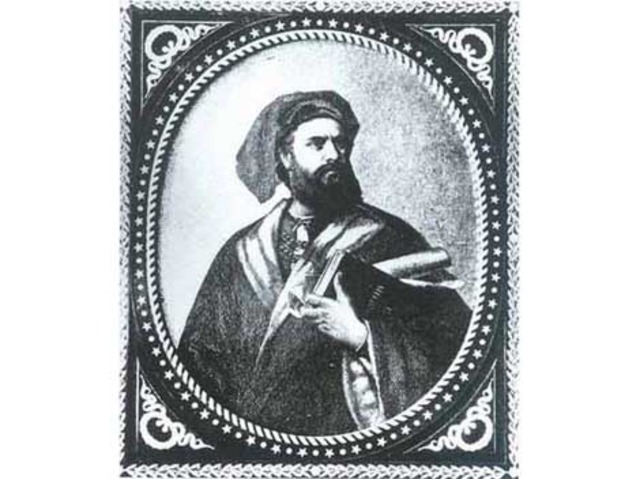 Marco Polo travels to China