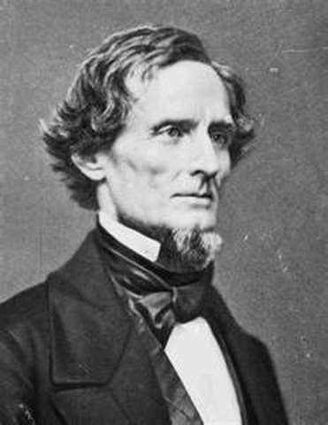 Jefferson Davis President of Confederacy